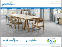 Tablet Screenshot of pantheontile.com